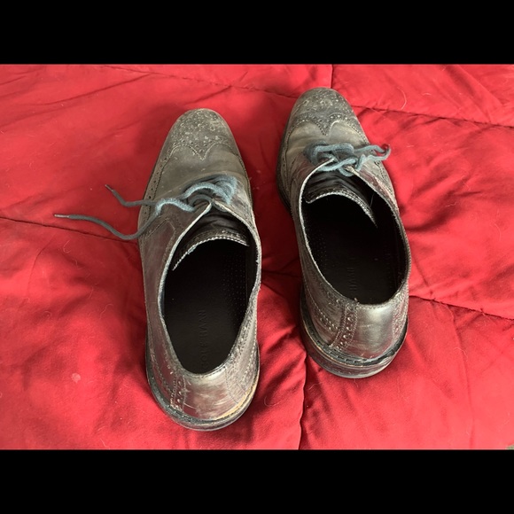 Mens Cole Haan Dress Shoes Grey sz 13 EUC - Picture 3 of 7